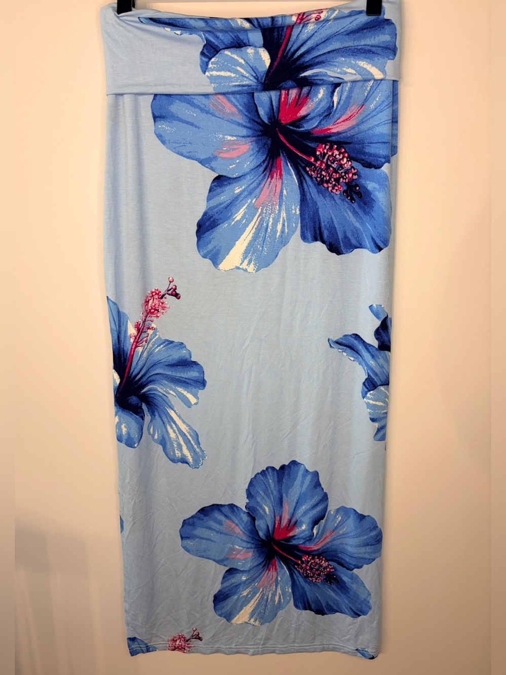 *NWOT* No Boundaries Women’s Knit Foldover Slit Maxi Skirt, Size Small (4–6) - Picture 6 of 9